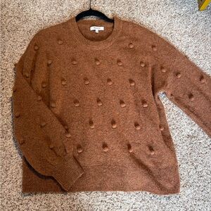 Madewell Rust Knit Sweater